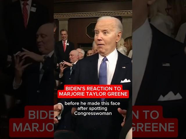 Biden's reaction to Marjorie Taylor Greene