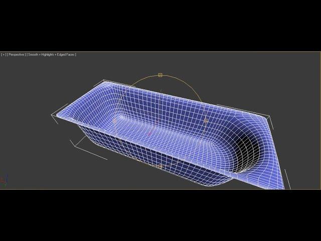 Создание интерьеров в 3DS MAX. Урок 5. Моделирование ванны и раковины