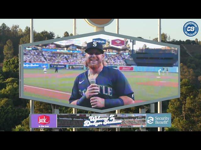 Dodgers tribute video for Justin Turner's return to Dodger Stadium