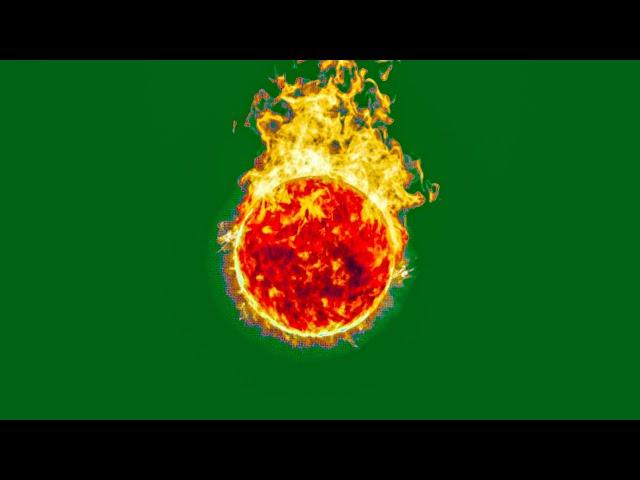 green screen fire ball VFX ( 4K Hq VFX ) SUPER PAWOR VFX || NEW VFX #VFX #greenscreen