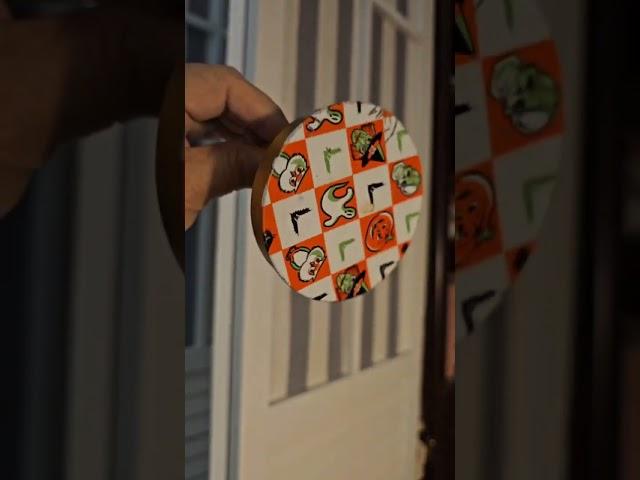 U.S. METAL Halloween Litho Tin Toy Metal Noisemaker Vintage Ghost Pumpkin Witch
