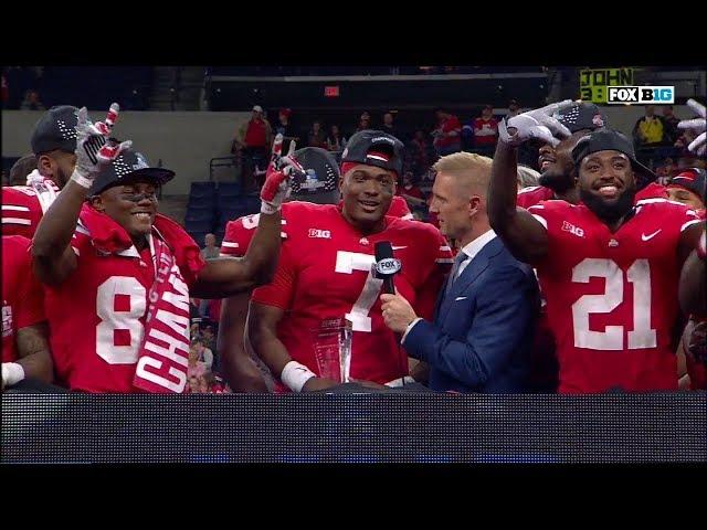 2018 Big Ten Championship Trophy Presentation