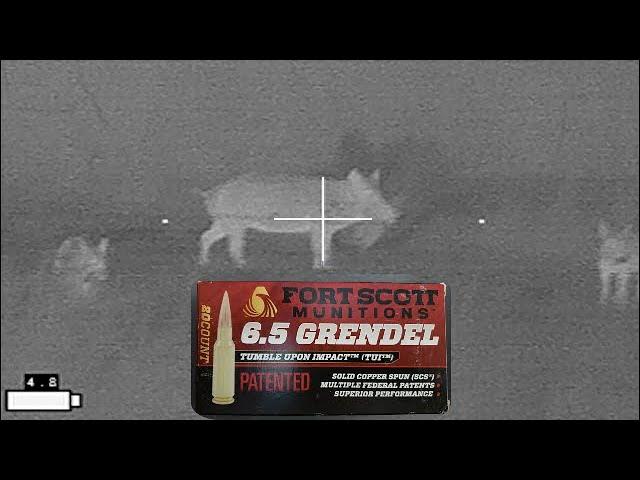 4 Hogs With Fort Scott Tumble Upon Impact Ammo