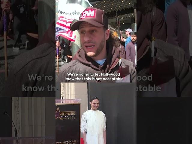 LA pro-Palestine protests disrupt Gal Gadot Walk of Fame ceremony