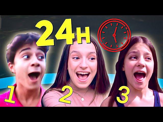 24H dans un TRAMPOLINE  COMPILATION avec Lévanah, Élina et les cousins