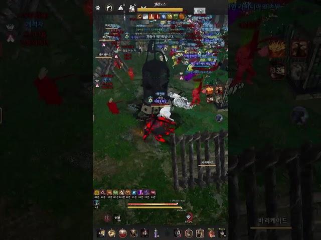 BDO 검은사막 전승 자이언트 PVP 잿빛숲 무제한 거점전