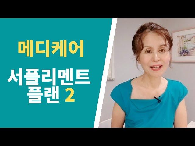 서플리멘트 플랜 2 | 메디케어 쉽게가기