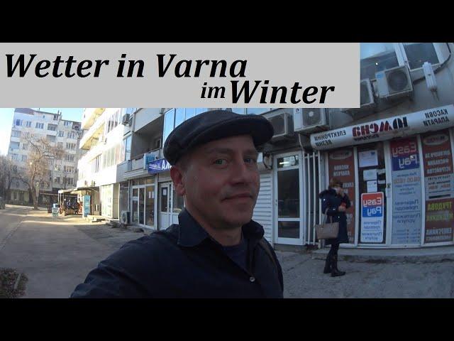 Das Wetter in Varna im Winter