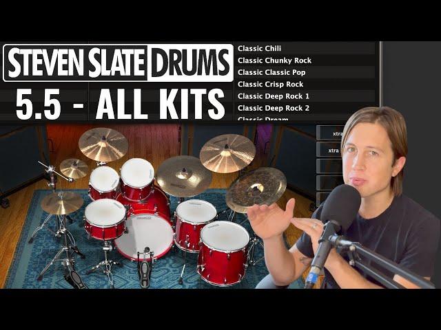 Steven Slate Drums 5 (SSD 5.5) - ALL PRESET KITS 2022