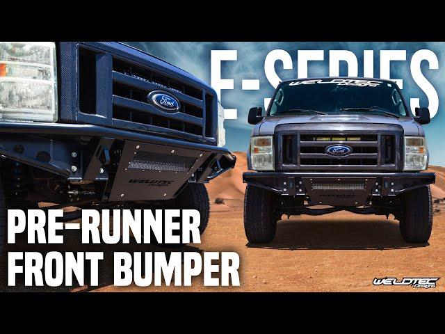 Sleek Profile Bumper for E-Series Vans + RV's!!!! | WeldTec Designs Pre-Runner Front Bumper