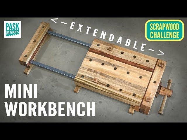 Mini Workbench (Extendable) - Scrapwood Challenge Ep18