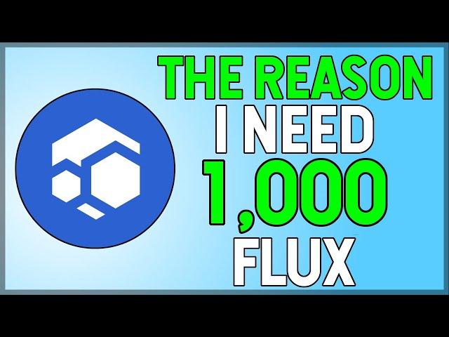 Why I'm buying 1000 FLUX Before it's Too LATE!