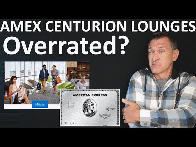 Amex Centurion Lounges Overrated? Miami lounge shows downside of American Express Platinum success