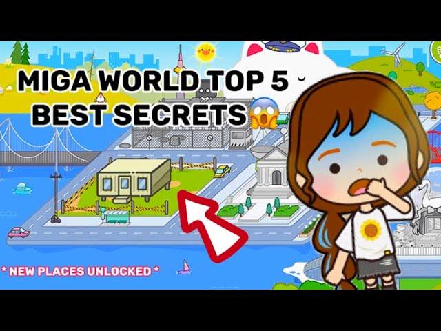 MIGA WORLD TOP 5 BEST SECRETS!🫣 | Miga World Shine