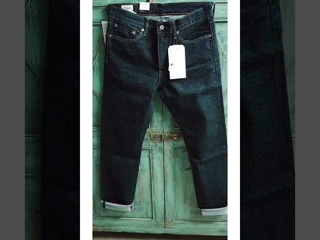 Levi's premium 511 slim straight ,San Francisco,cal. Raw , selvedge denim jeans 