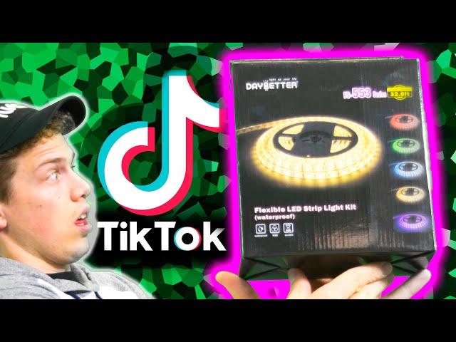 How to become TikTok Famous! | DayBetter Waterproof LED Strip Light Kit Unboxing and Review