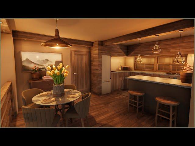  Luxurious cozy cabin in the forest | Interior | House Flipper 2 | Speedbuild🫎