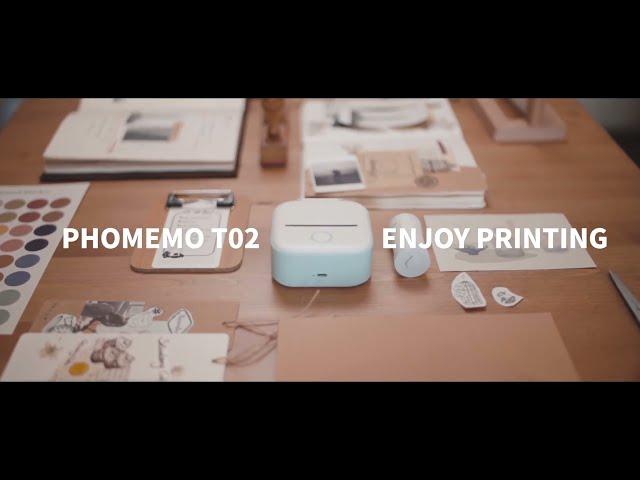 Phomemo T02 Mini Portable Thermal Printer丨Introduction of Phomemo Mini Printer T02