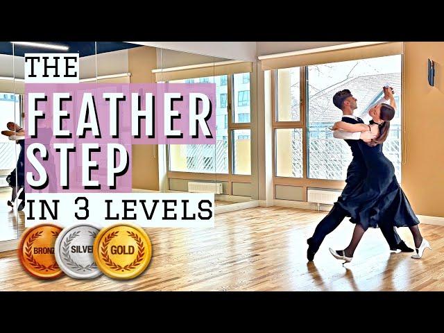 The Feather Step in 3 Levels  Slow Foxtrot - Ballroom Lesson