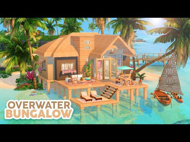 Overwater Bungalow // The Sims 4 Speed Build