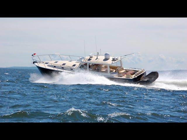 2016 MJM 50z - Two Cabin Downeast Express Yacht, full tour