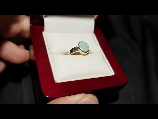 Captivating Opal Ring - Natural Opal Stone