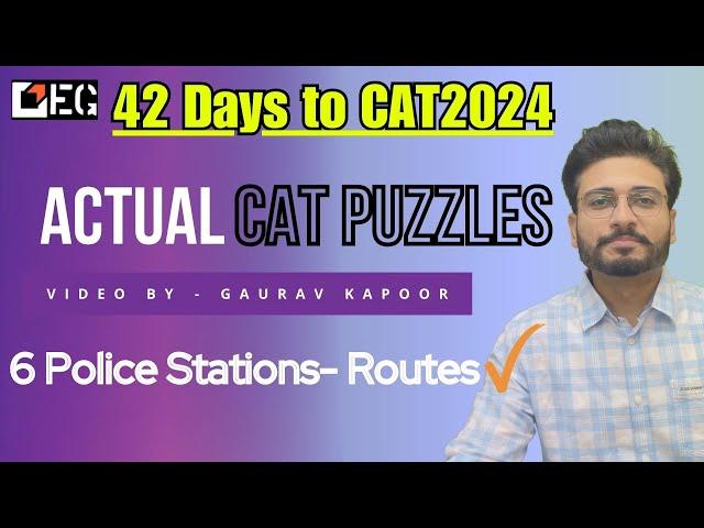 Routes & Networks - 6 Police Stations Puzzle | DILR Puzzle for CAT