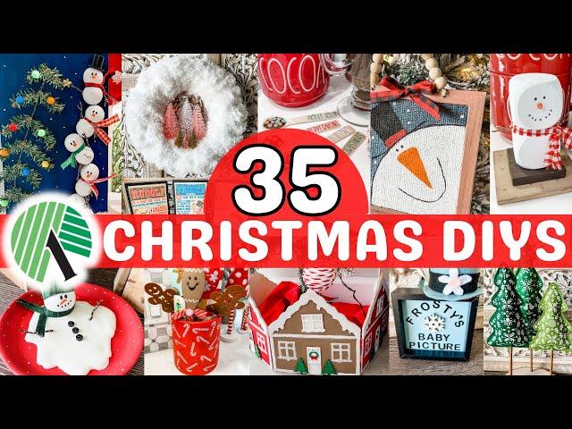 35 CHRISTMAS DIYS You Need to make for 2024! (AFFORDABLE DIY decor and Dollar Tree crafts)