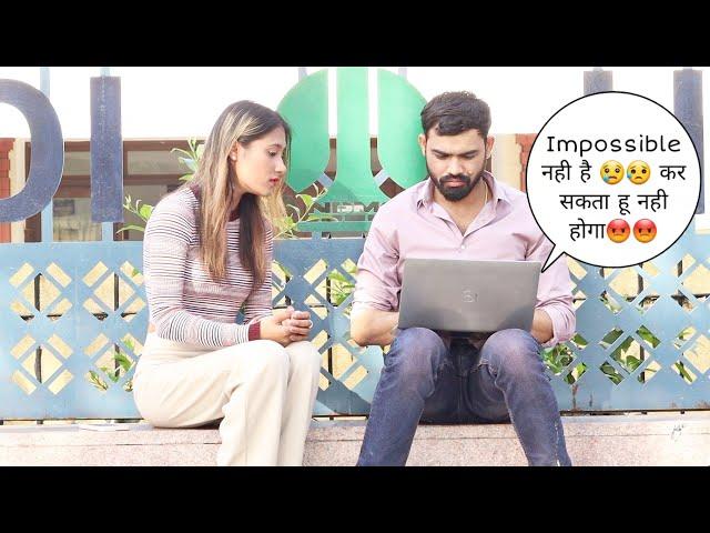 Impossible नही है  कर सकता हू नही होगा  prank | Vivek golden