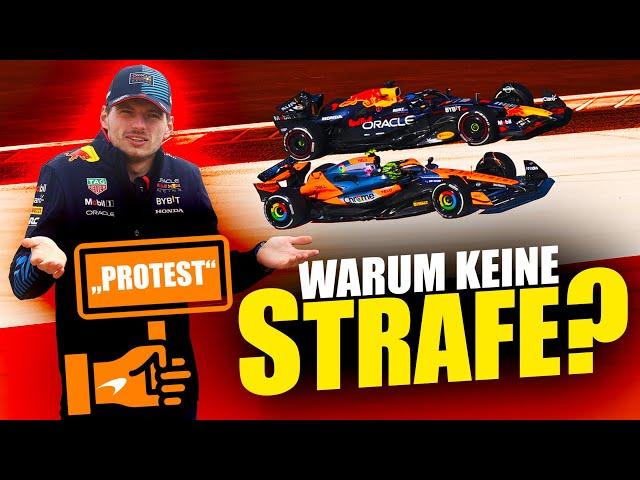 McLaren „PROTEST“! Russell fordert Verstappen-Strafe! Braucht die F1 Profi-Stewards?