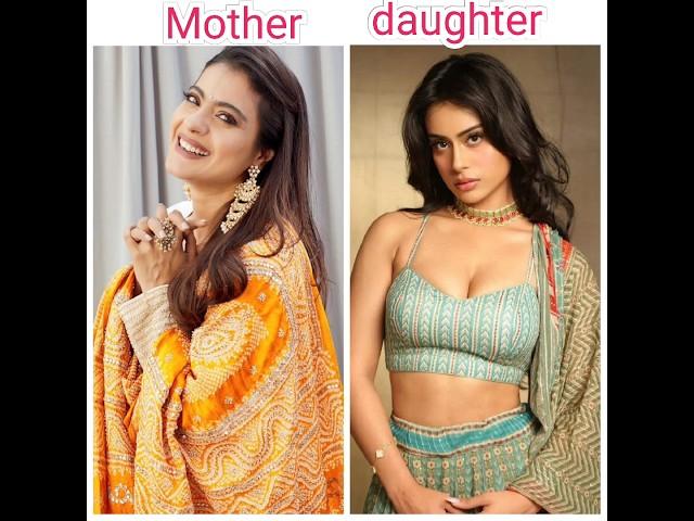 All Bollywood Actress real life mother and daughter #actress #shorts #kajol