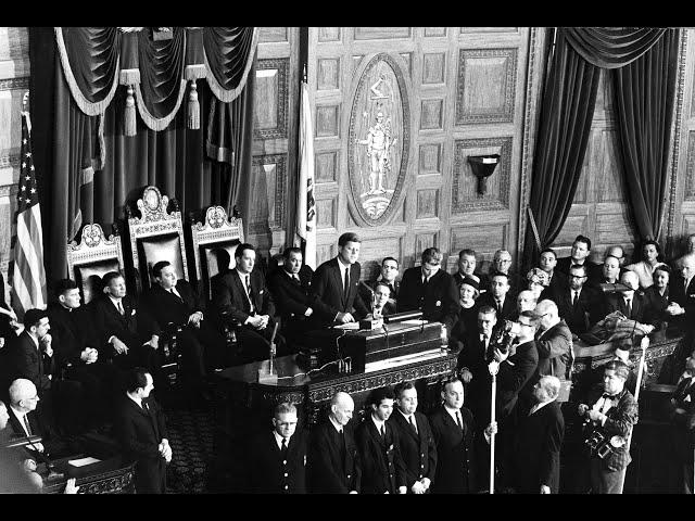 President-elect Kennedy addresses MA legislature (City on a Hill Speech)