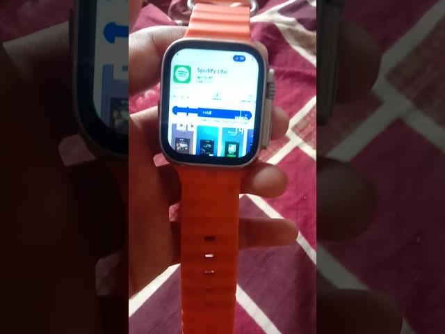 spoty litin t800 ultra smart watch me code #shorts #trending #vital #youtubeshorts #bass #smartwatch