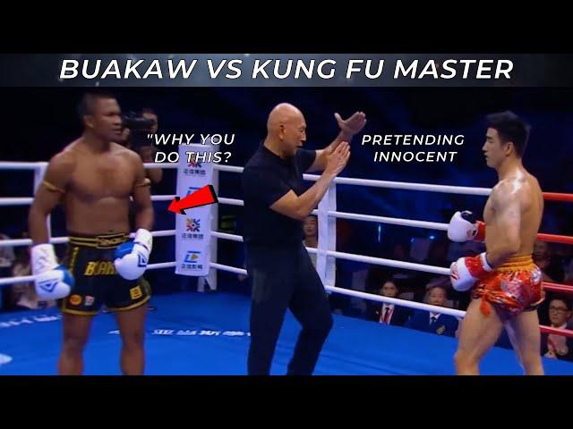 Buakaw Angry at Kung Fu Master