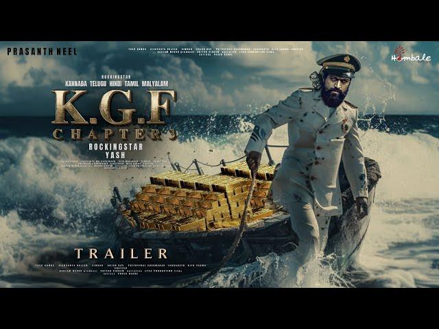 K.G.F: Chapter 3 - Hindi Trailer | Rocking Star Yash | Raveena Tondon | Prabhas | Prashanth Neel Pt4