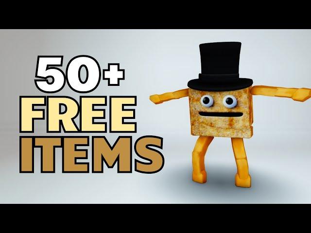 GET 50+ FREE ROBLOX ITEMS!  COMPILATION [2024]