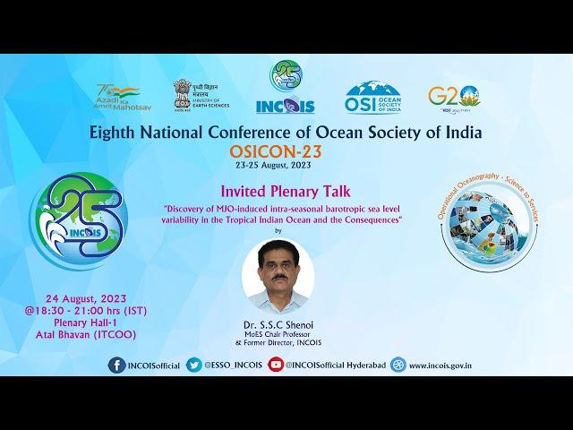 Invited Plenary Talk on "Discovery of MJO-induced intra-seasonal barotropic sea level variability.."