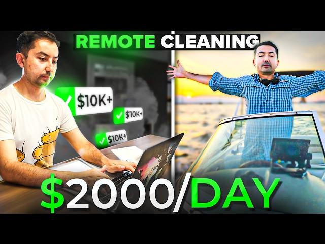 How To Start A  Remote Cleaning Business for BEGINNERS in 2025