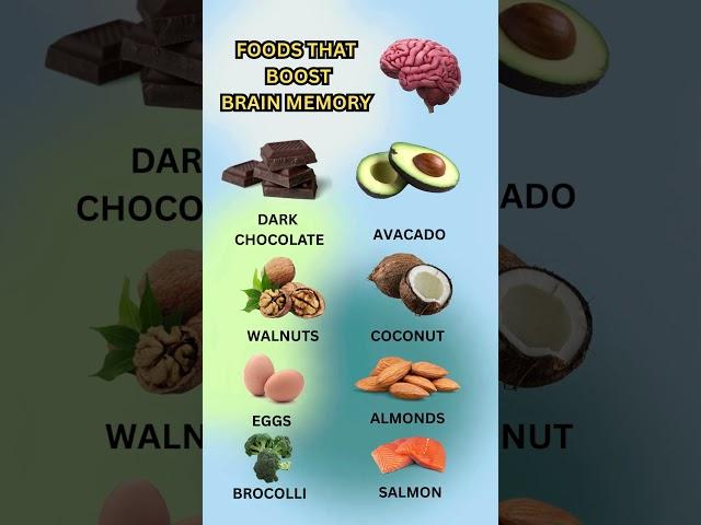 Foods That Boost Your Brain Memory #food #memory