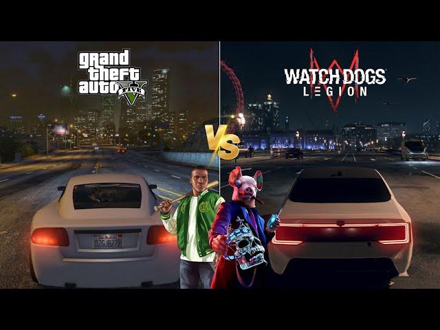 Gta 5 vs Watch Dogs Legion - Physics and Detail Comparison