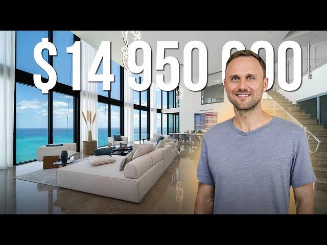 $14.950.000 Spectacular Duplex Penthouse in Porsche Design Tower | Sunny Isles Beach