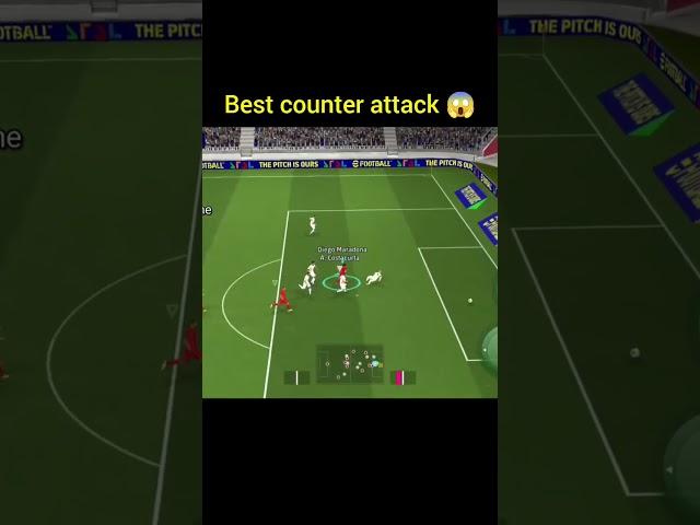 best counter attack goal  #shorts #ytshorts #efootball