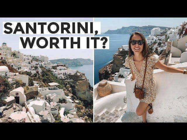 SANTORINI, GREECE – Worth the Hype? (Plus, Ashley’s Birthday Surprise!)