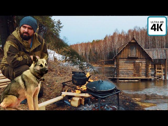 «Угрюм река» Декорации к фильму в д.Каменка р.Чусовая | Готовлю плов в казане