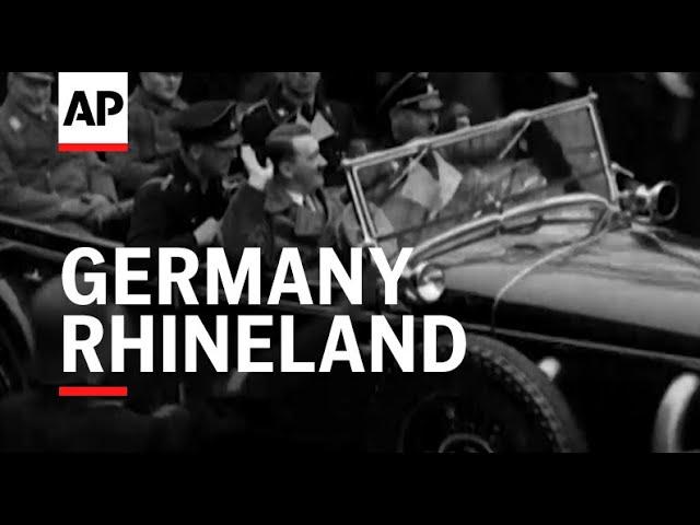 Germany Rhineland -  1936 | Movietone Moment | 29 March 2024