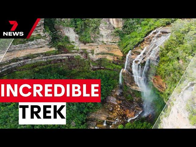 Spectacular Grand Cliff Top Walk opens in the Blue Mountains | 7 News Australia