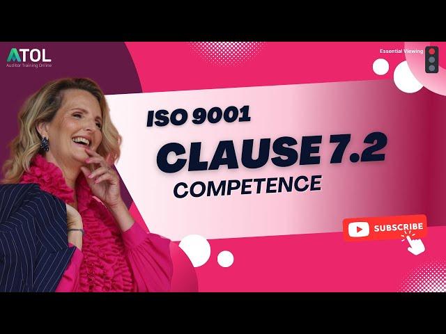ISO 9001 Clause 7.2 Competence | Auditor Training Online