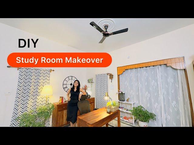 Study room makeover #studyroom #diy #diyhomedecor #luxuryhomes #diyprojects