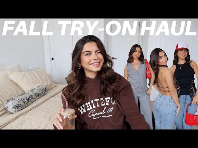 transitioning into fall - try on clothing haul