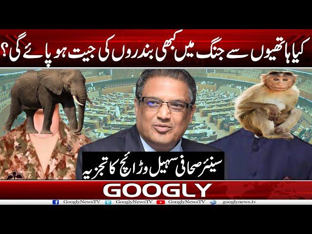 Kya Hathion Sai Jang Mein Kabhi Bandron Kei Jeet Ho Paey Gei? : Suhail Warraich | Googly News TV